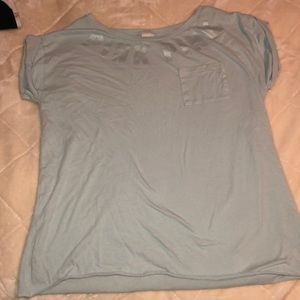 Soft blue T-shirt